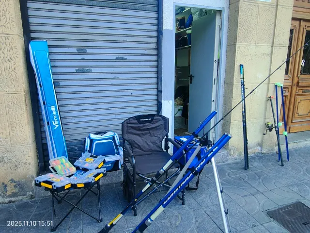 Equipo pesca surf casting completo