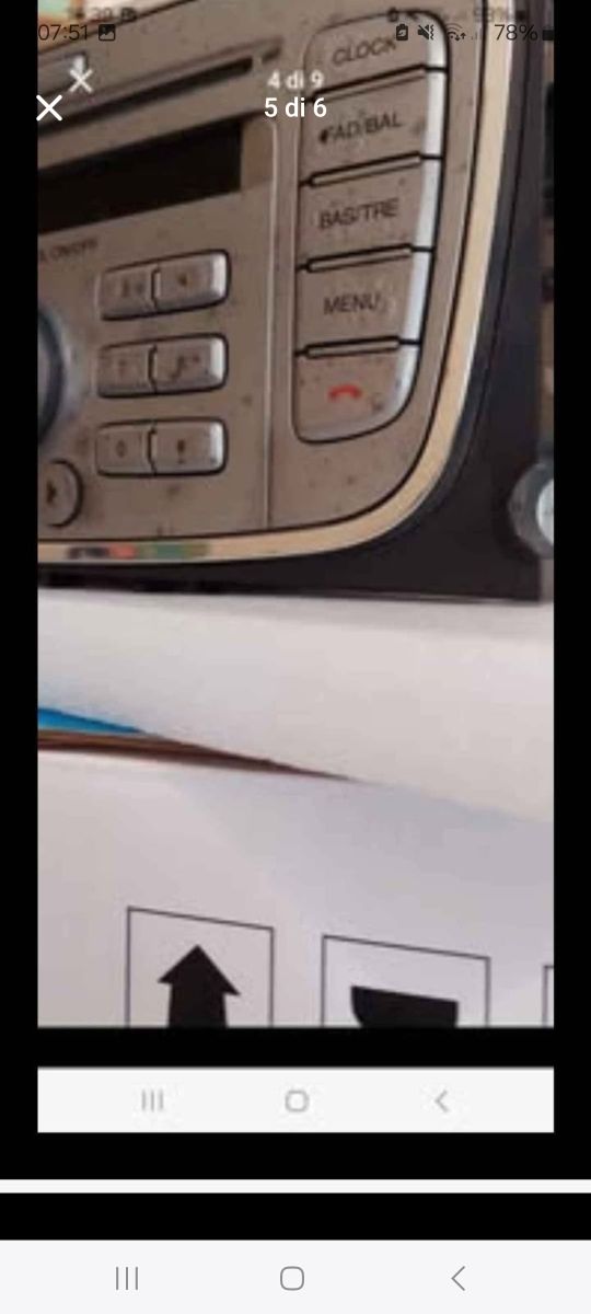 Stereo  Ford  per Mondeo, Focus, C-Max..