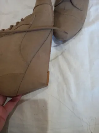 Botines Zara Beige