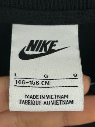 Conjunto deportivo Nike negro