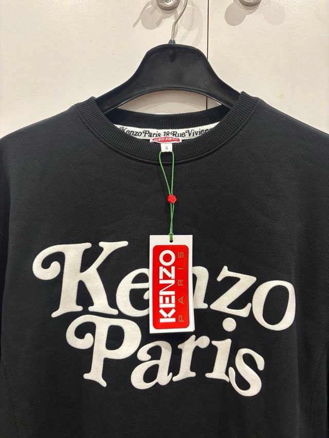 Sudadera Kenzo Paris Negra Nueva con Etiqueta