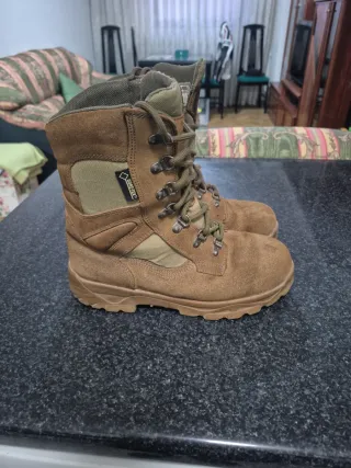 Botas militares Gore-Tex beige/marrón