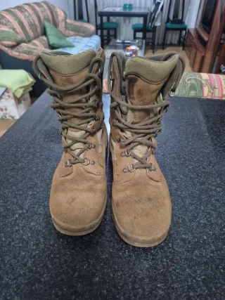 Botas militares Gore-Tex beige/marrón