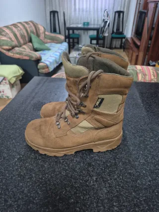 Botas militares Gore-Tex beige/marrón