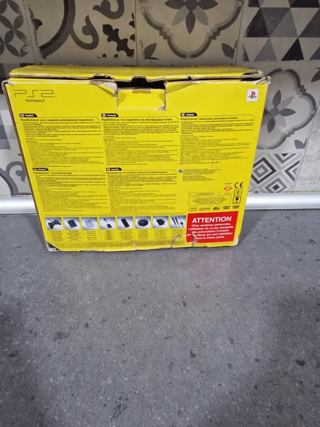 Pack PS2 con caja + 12 Juegos