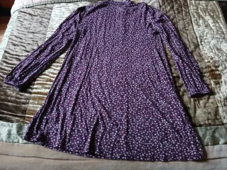 Vestido manga larga estampado flores Pull&Bear