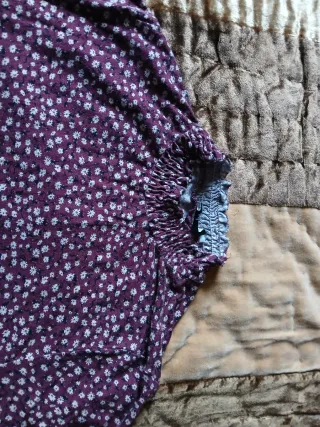 Vestido manga larga estampado flores Pull&Bear