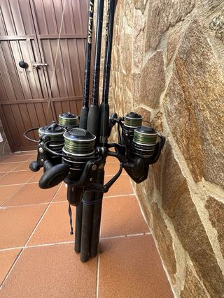 Pack 6 cañas de pesca con carretes