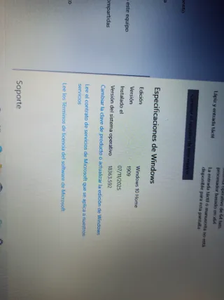 Ordenador portátil en prefecto estado