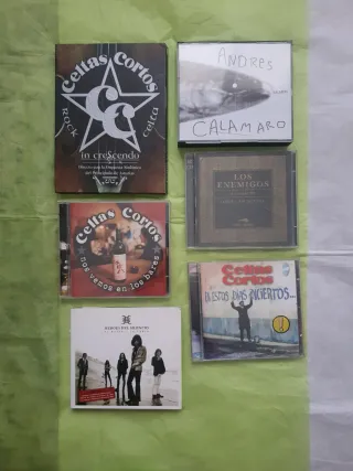 CDs Celtas Cortos, Heroes del Silencio, Los Enemig