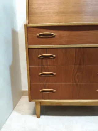 Escritorio - bureau de teca Jentique