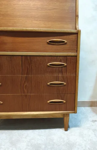 Escritorio - bureau de teca Jentique