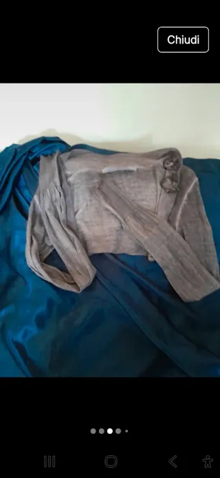 Coprispalle in cotone taglia unica