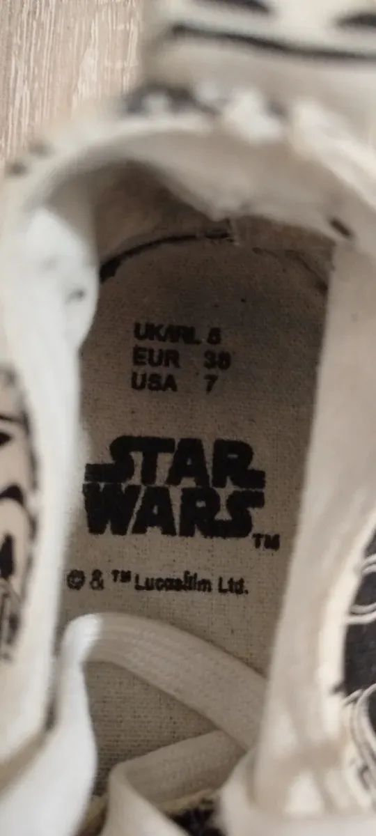 Zapatillas Star Wars cordones