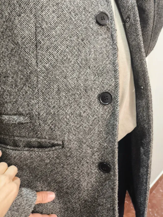 Abrigo gris hombre Easy Wear