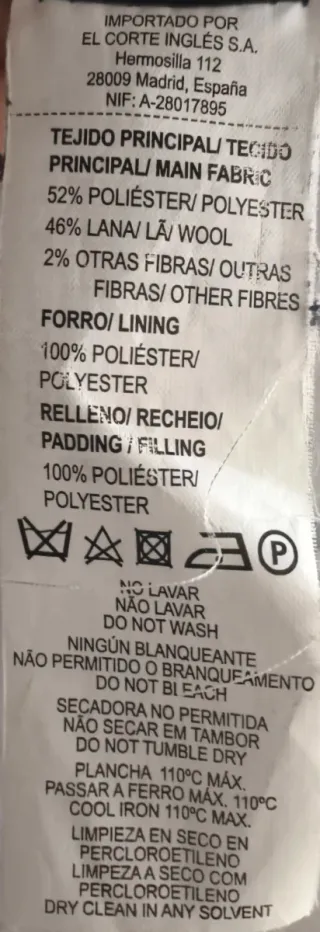 Abrigo gris hombre Easy Wear