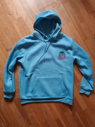 Sudadera 100% Hardcore Azul Claro
