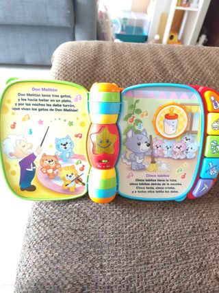 Libro interactivo primeras canciones para bebes +6