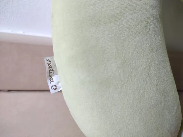 Cojín cervical de viaje verde