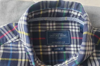 Camisa Springfield cuadros azul multicolor