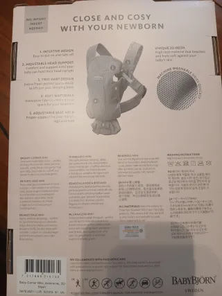 Mochila Portabebés BabyBjörn Mini Airy Mesh