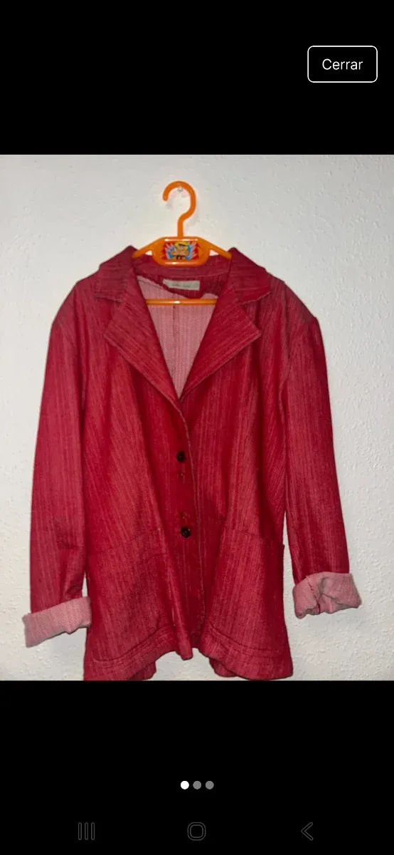 Blazer rojo talla 42