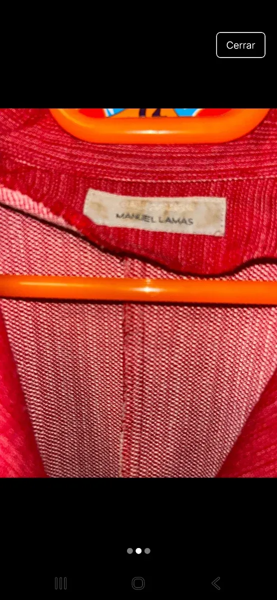 Blazer rojo talla 42