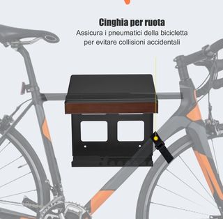 Supporto da parete per bicicletta