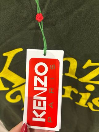 Camiseta Kenzo Paris Verde Talla M Nueva