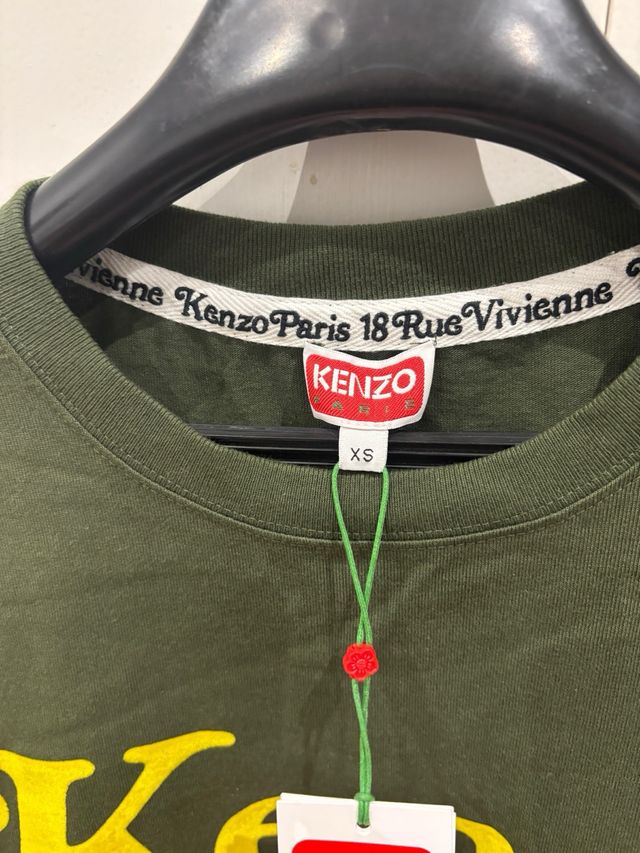 Camiseta Kenzo Paris Verde Talla M Nueva