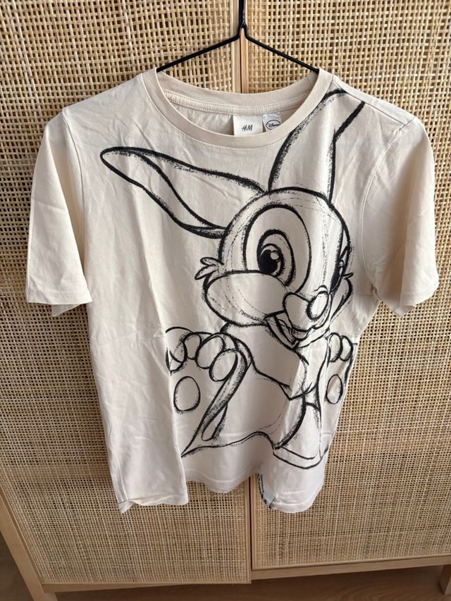 Camiseta Bambi Disney Beige