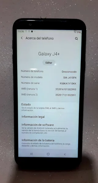 Samsung Galaxy J4 Nero
