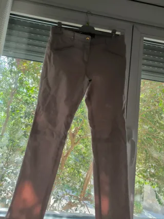 Pantalones US Polo Assn Beige/Blanco