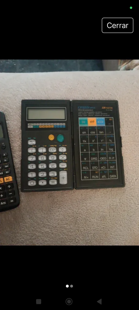 Calculadora Científica Citizen Programable