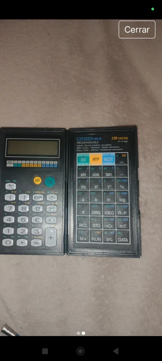 Calculadora Científica Citizen Programable