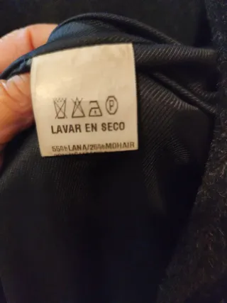 Abrigo señora negro