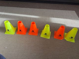 Pack 6 conos delimitación Artengo 19 cm