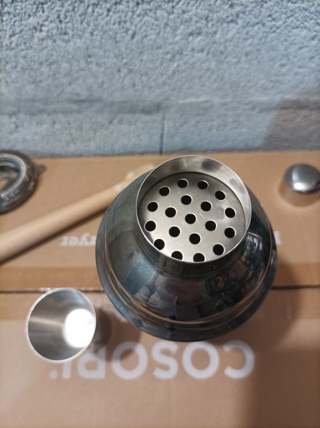 Set Coctelería Acero Inoxidable