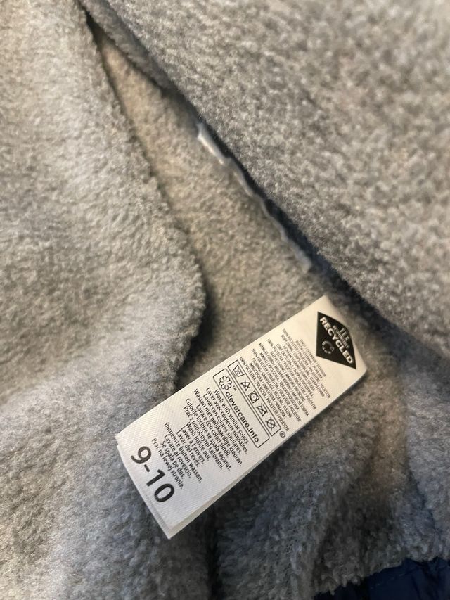 Abrigo niña TEX azul marino