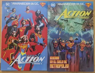 AMANECER DE DC. ACTION COMICS 1 Y 2. SUPERMAN. ECC