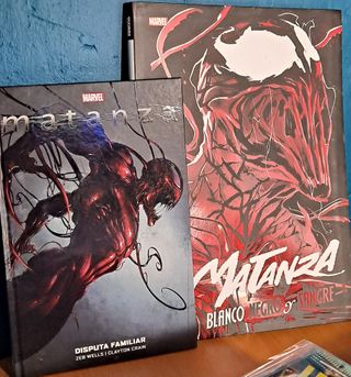 Cómic Matanza disputa familiar, sangre Marvel