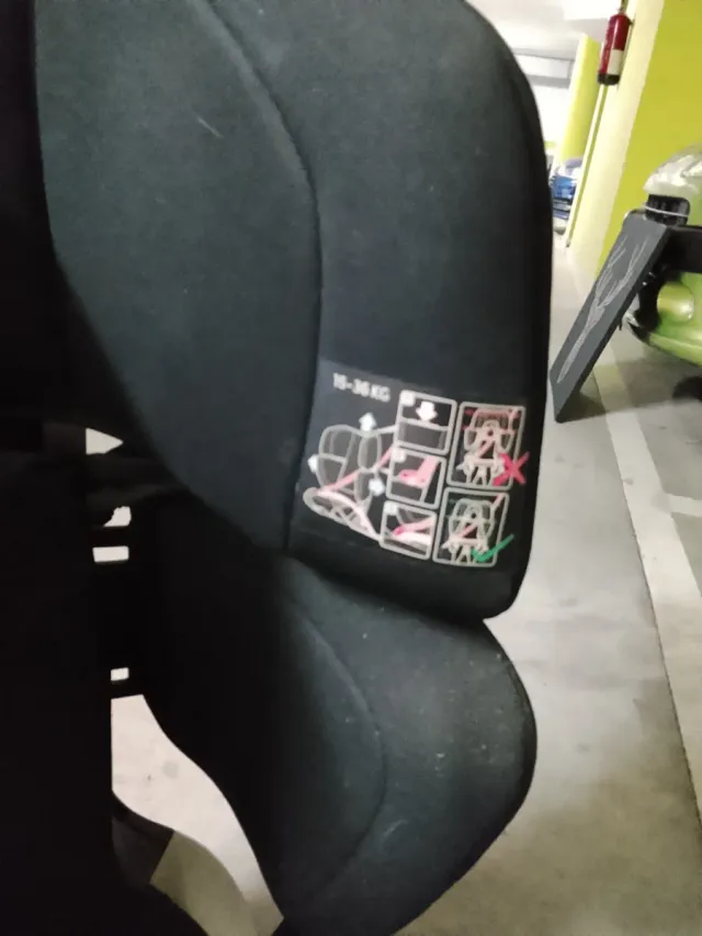 Silla de coche RECARO negra