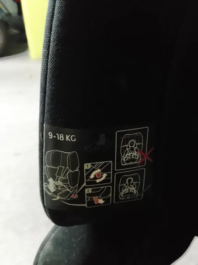 Silla de coche RECARO negra