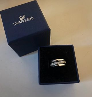 Anillo Swarovski Plata y Cristales