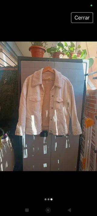 Cazadora borreguito beige