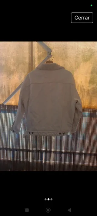 Cazadora borreguito beige