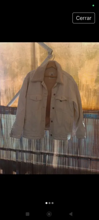 Cazadora borreguito beige