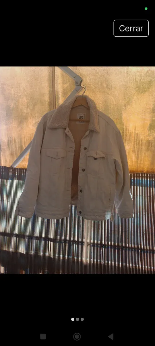 Cazadora borreguito beige