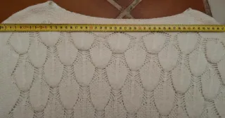 Jersey mujer morado y blanco