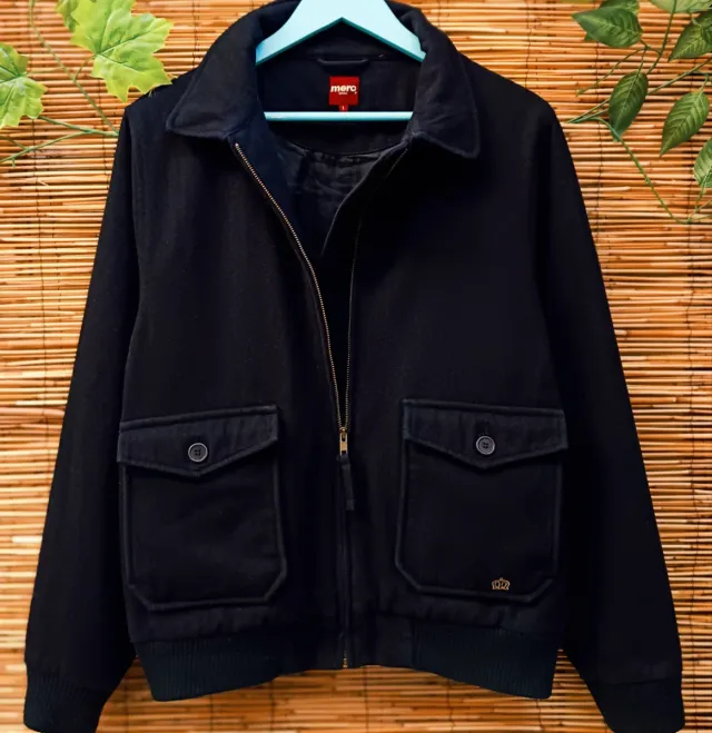 Chaqueta Lana Merc London Azul Marino Talla L